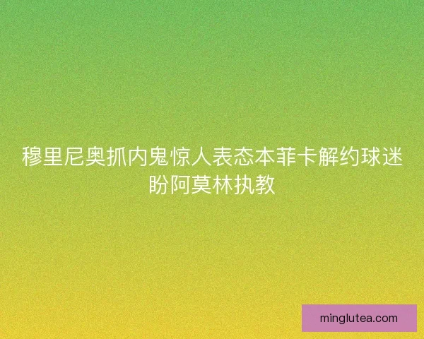 穆里尼奥抓内鬼惊人表态本菲卡解约球迷盼阿莫林执教 穆里尼奥抓内鬼惊人表态本菲卡解约球迷盼阿莫林执教